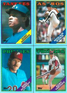 Rickey Henderson Nolan Ryan Mike Schmidt Kent Tekulve