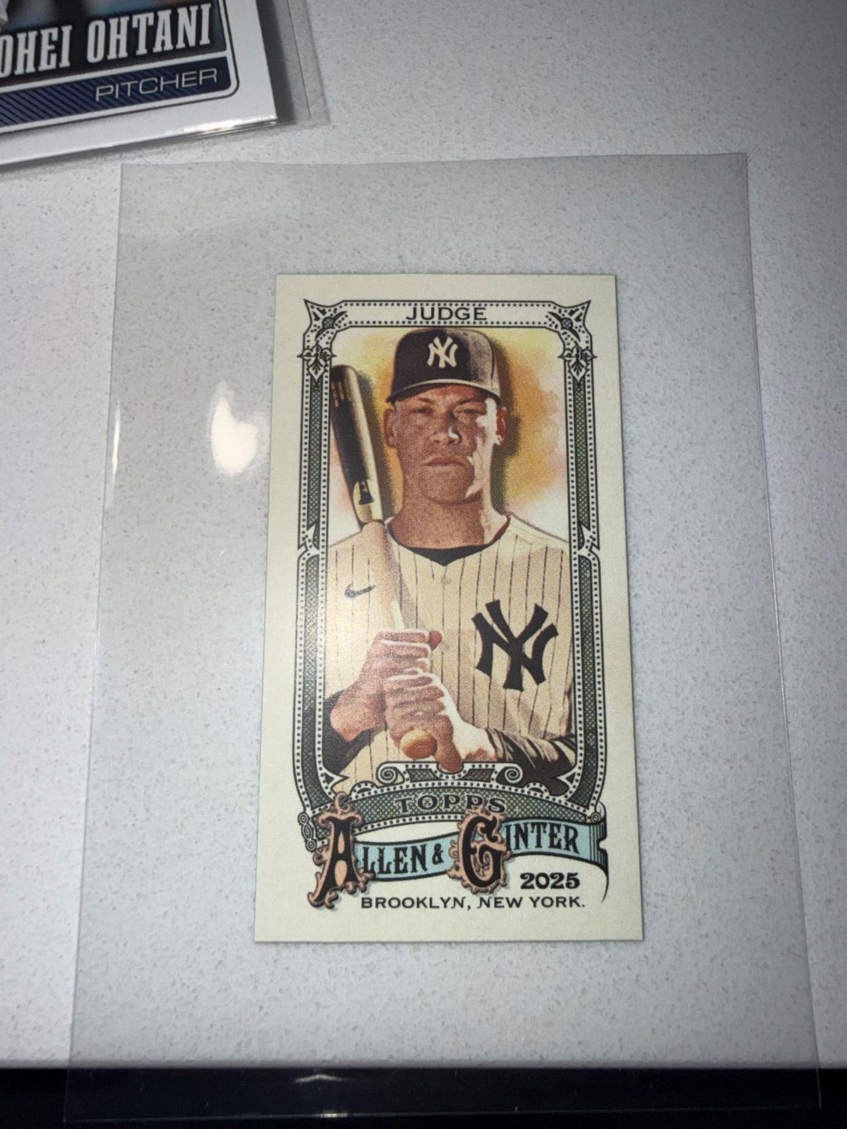 Aaron Judge [Mitchell Ness Back Mini] | Ungraded | 2025 Topps Allen and ...