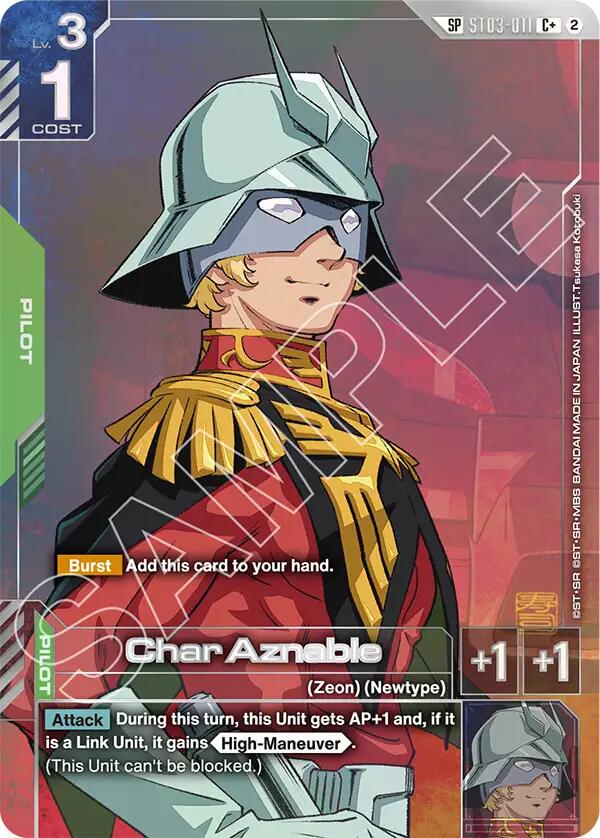 Char Aznable [C+] #ST03-011 Prices | Gundam Freedom Ascension