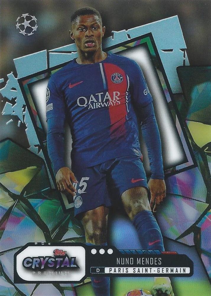 Nuno Mendes #7 2023 Topps Crystal UEFA Champions League