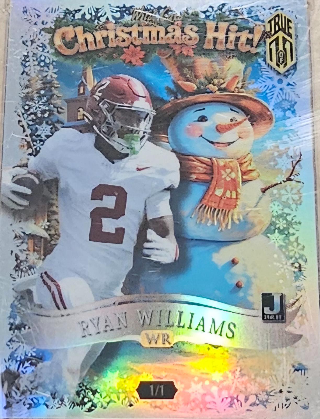 Ryan Williams #HHTSLF4-RW 2025 Wild Card Holiday Hits Football