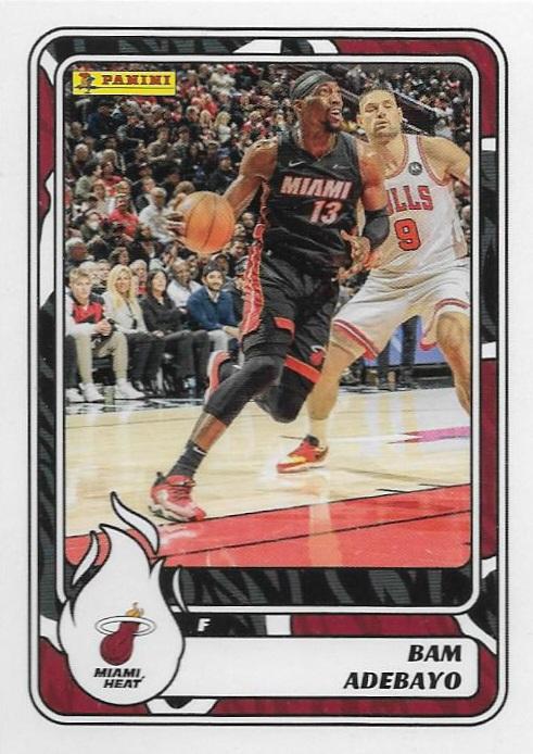 Bam Adebayo #16 2024 Panini NBA Sticker & Card Collection Card