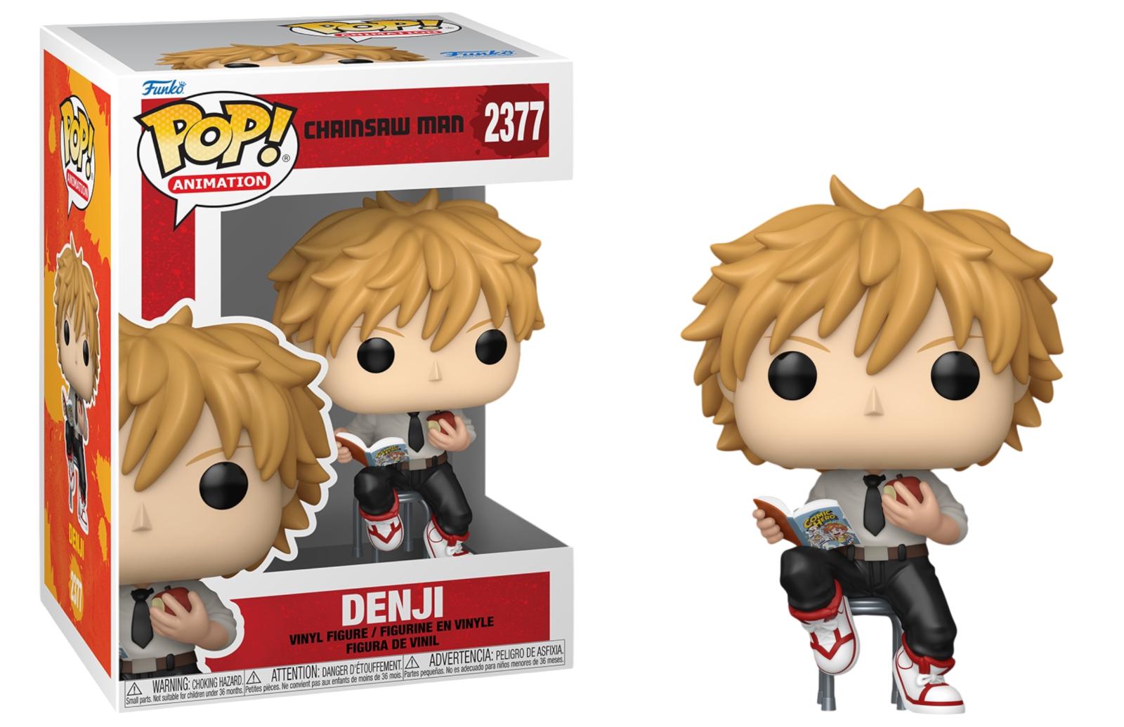 Denji #2377 Chainsaw Man Funko Pop box and figure