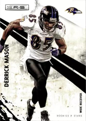 DERRICK MASON #10 Football Cards 2010 Panini Rookies & Stars