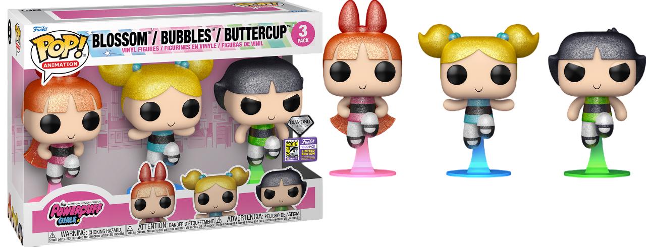 Blossom / Bubbles / Buttercup 3 Pack Funko POP Animation