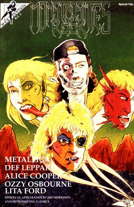 Rock Fantasy: Monsters of Rock #5 (1990) Comic Books Rock Fantasy