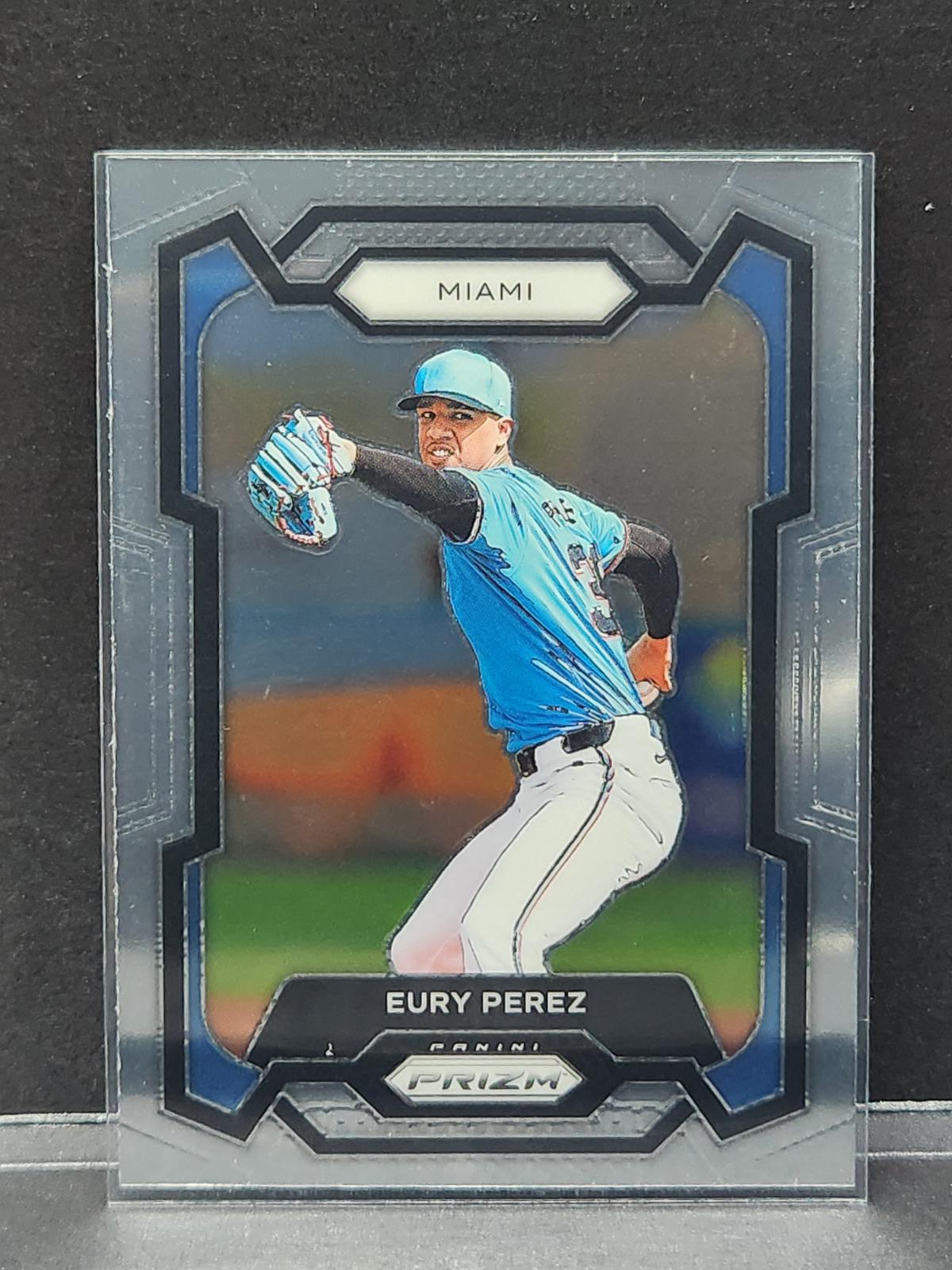 Eury Perez #19 Baseball Cards 2024 Panini Prizm