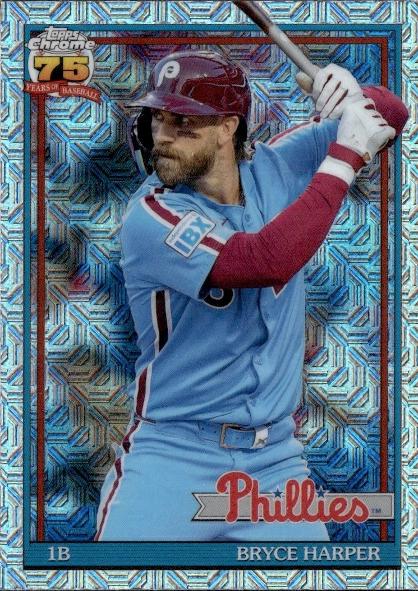 2026 Topps 1991 Chrome Bryce Harper #91C-57 card