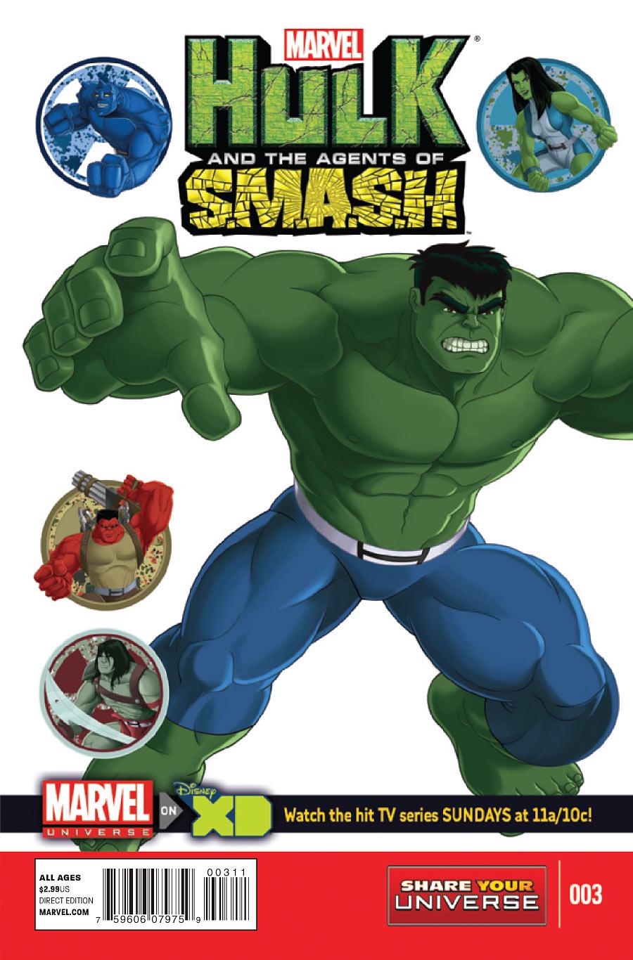 Marvel Universe Hulk and the Agents of S.M.A.S.H. #3 (2013) Comic Books Marvel Universe: Hulk and the Agents of S.M.A.S.H