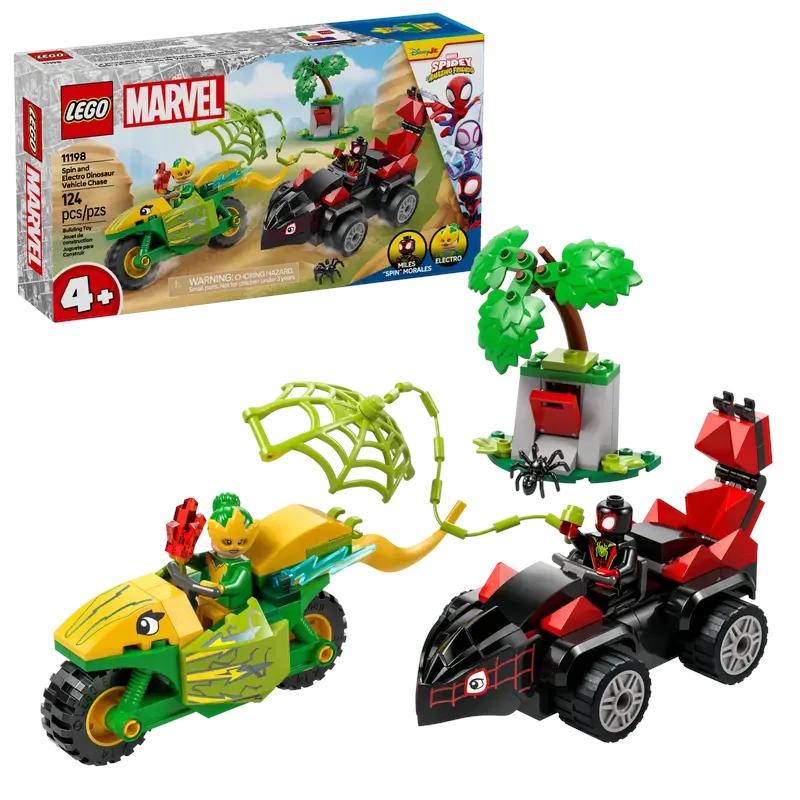 Spin And Electro Dinosaur Vehicle Chase #11198 LEGO Super Heroes