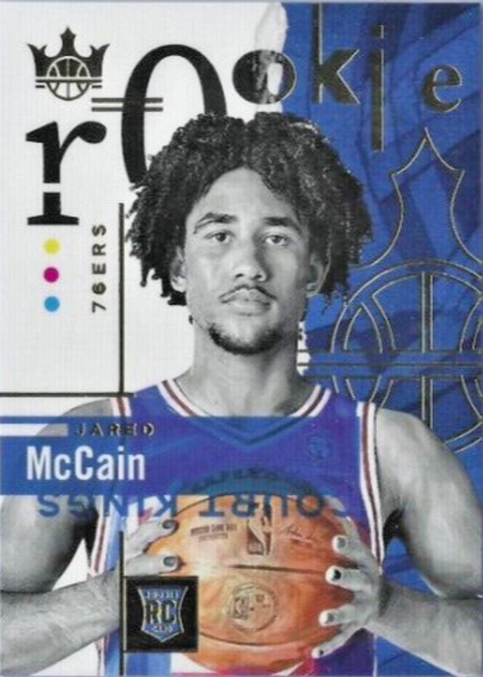Jared McCain #121 Basketball Cards 2024 Panini Court Kings