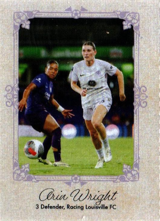 Arin Wright #27 2024 Parkside Nwsl Collection Beachwood Volume 2 Soccer