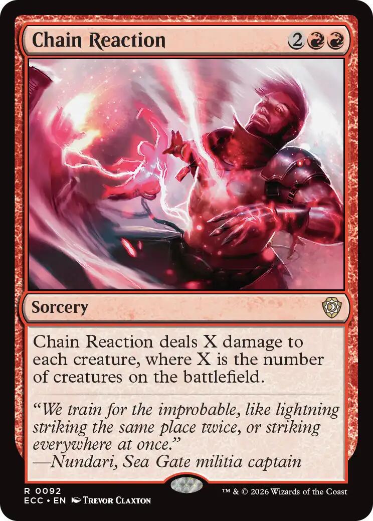 Chain Reaction condition prices
