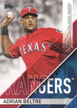 Adrian Beltre #GG-9 Baseball Cards 2017 Topps Glove Awards