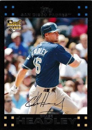 Chase Headley #UH193 Baseball Cards 2007 Topps Update & Highlights