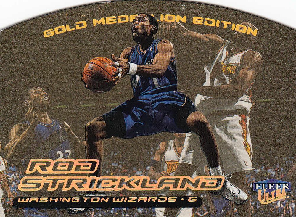 Rod Strickland #46 Basketball Cards 1999 Ultra Gold Medallion