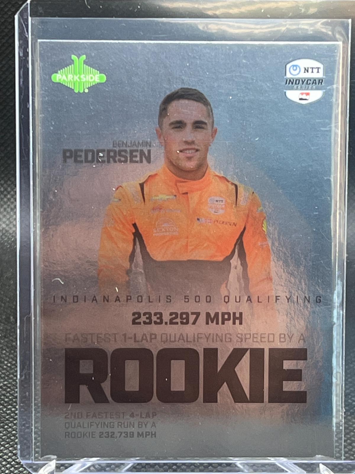 Benjamin Pedersen #MM-20 Racing Cards 2024 Parkside NTT IndyCar Marquee Moment