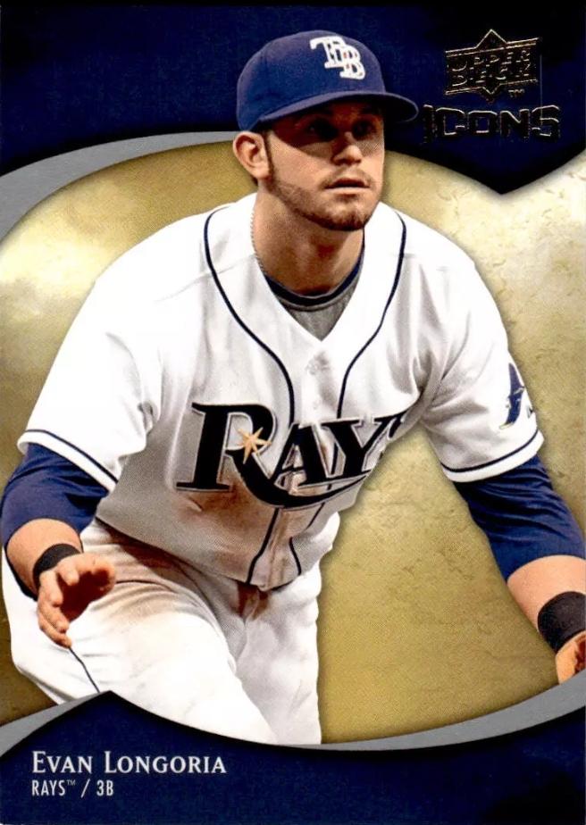 Evan Longoria #38 Baseball Cards 2009 Upper Deck Icons