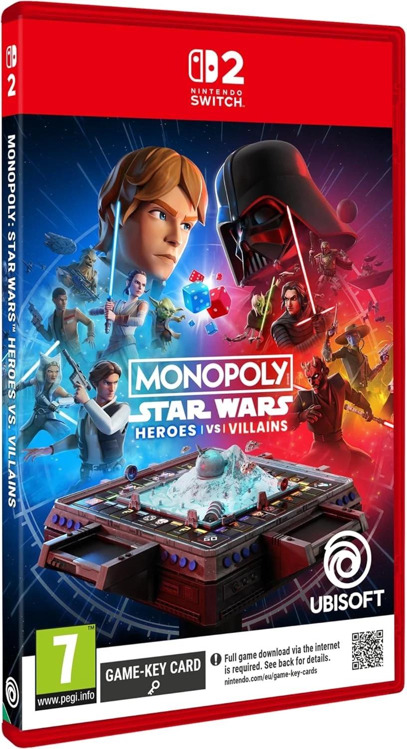 Carátula de MONOPOLY STAR WARS - HEROES Vs VILLAINS para Switch 2 (edición PAL España)