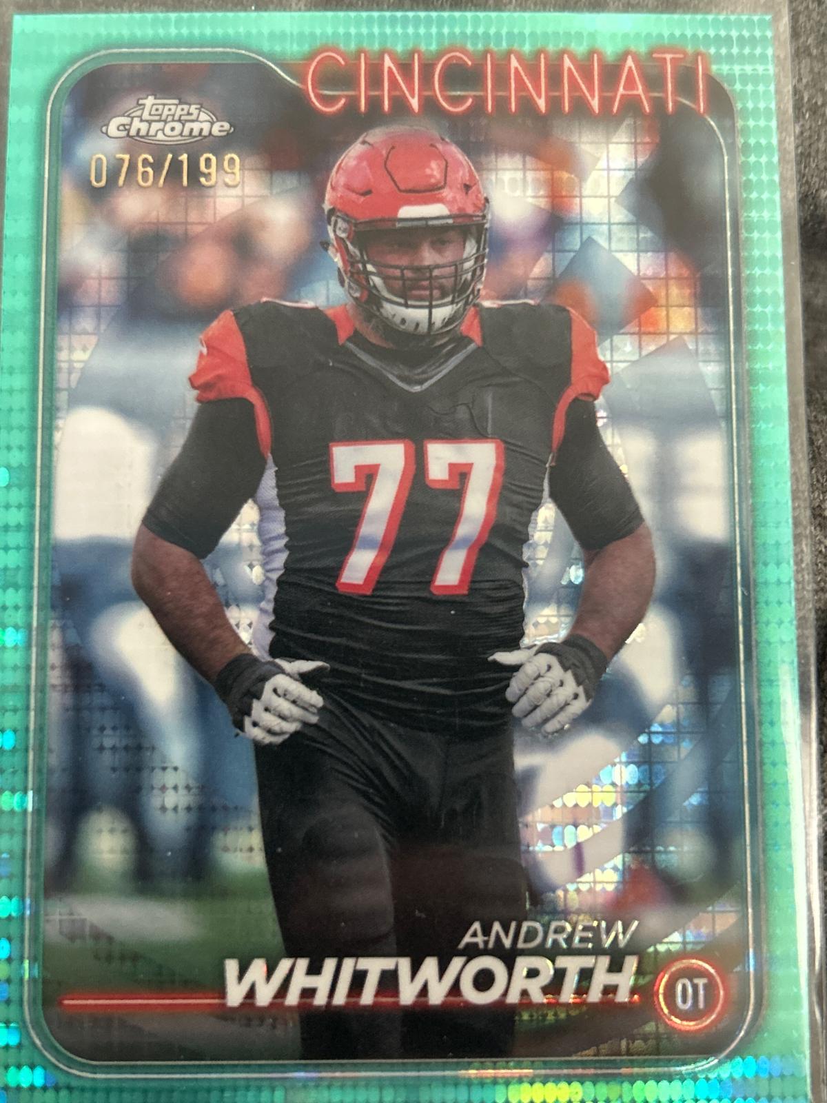 Andrew Whitworth [Aqua Refractor] #30
