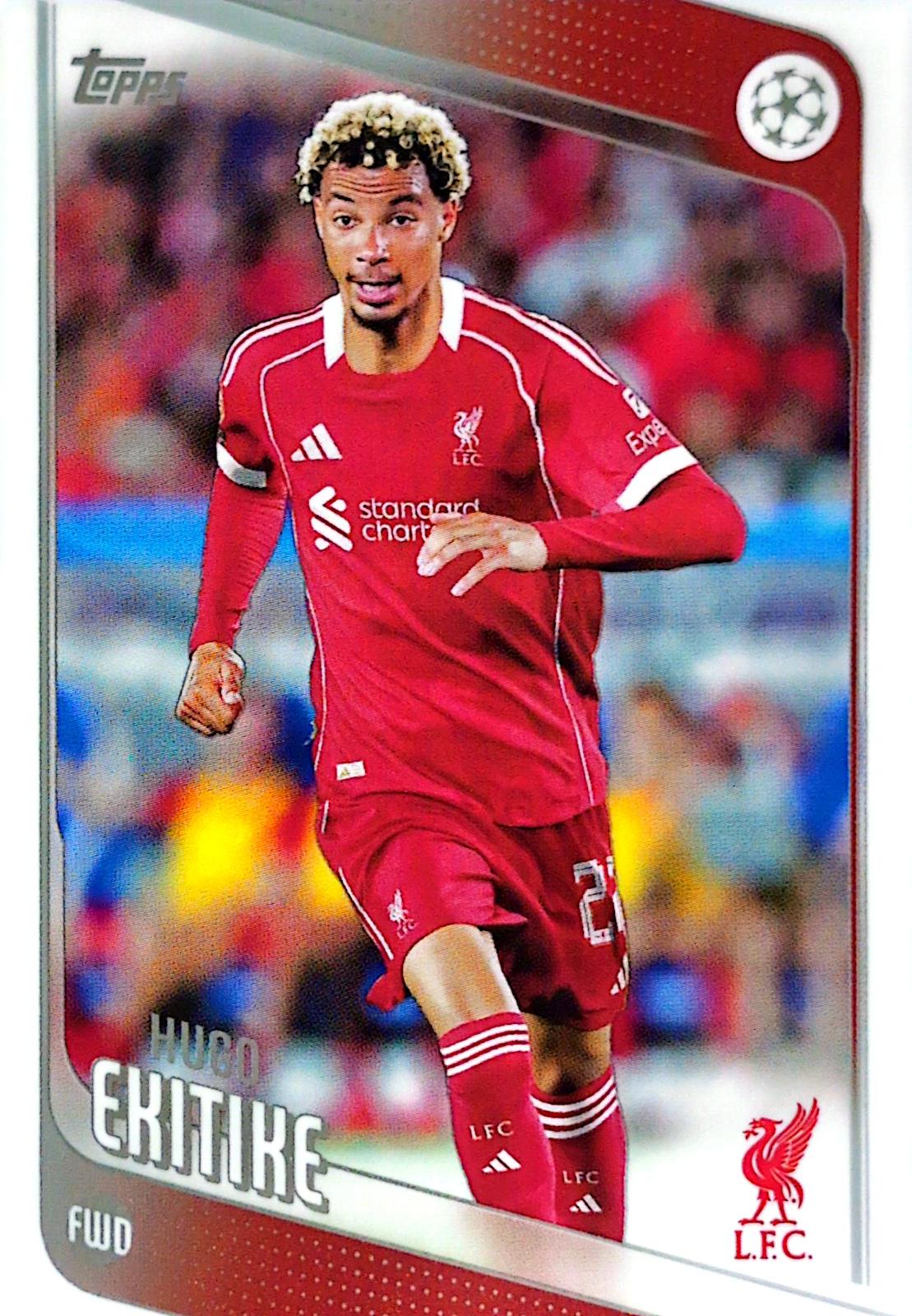 Hugo Ekitike #176 2025 Topps UEFA