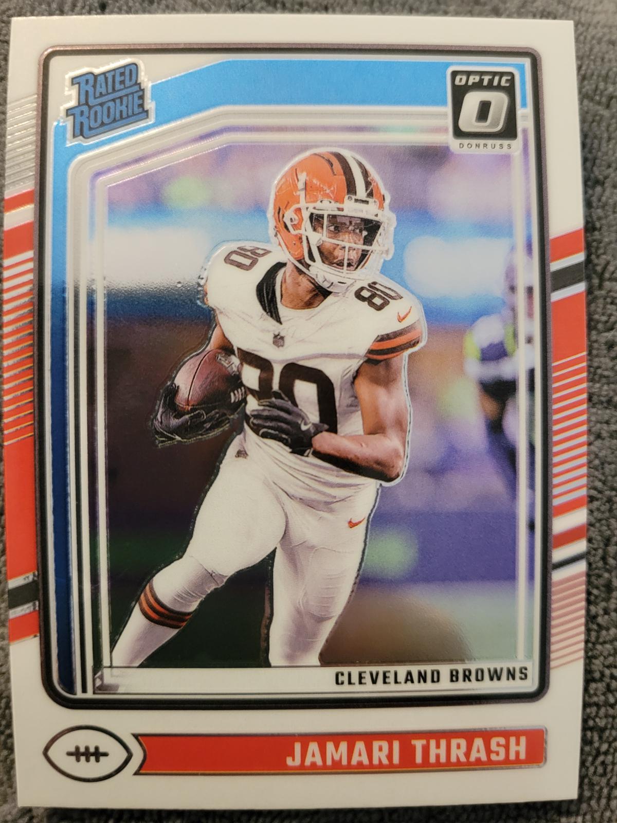 Jamari Thrash #241 Football Cards 2024 Panini Donruss Optic