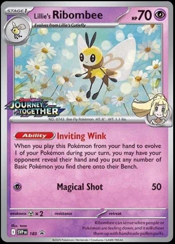 Lillie's Ribombee #183 Pokemon Promo