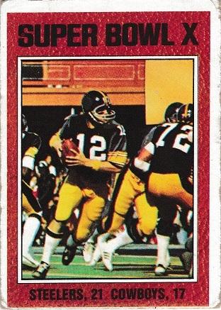 Super Bowl X #333 Football Cards 1976 Topps
