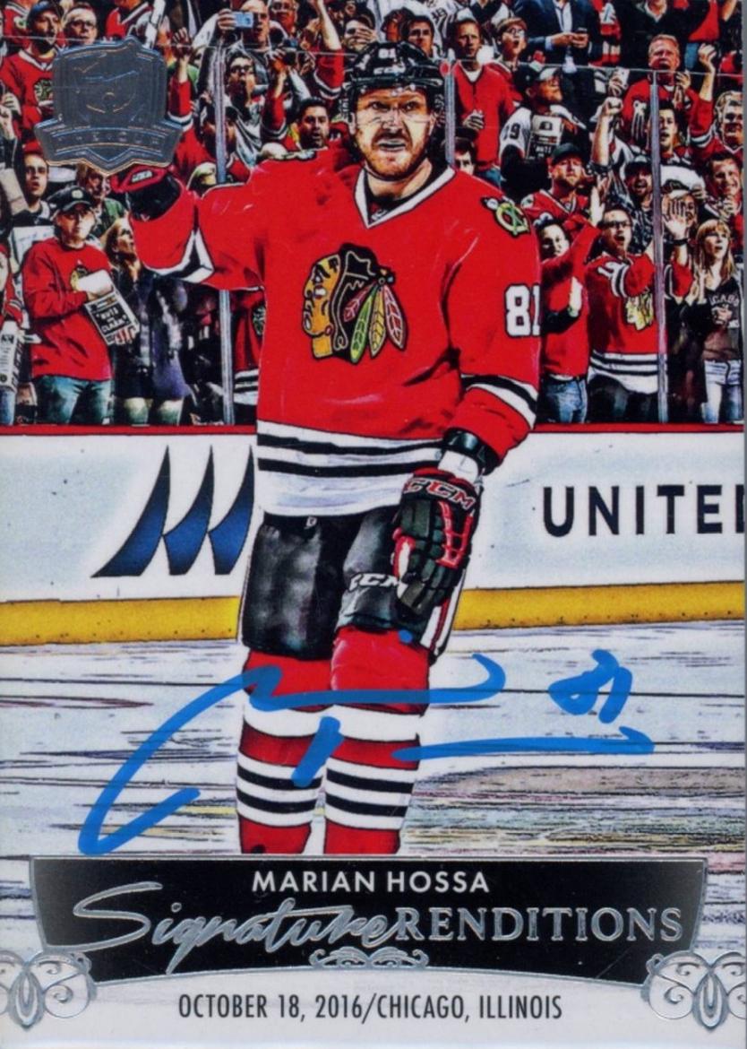 Marian Hossa #SR-MH 2024-25 Upper Deck The Cup Hockey Signature Renditions