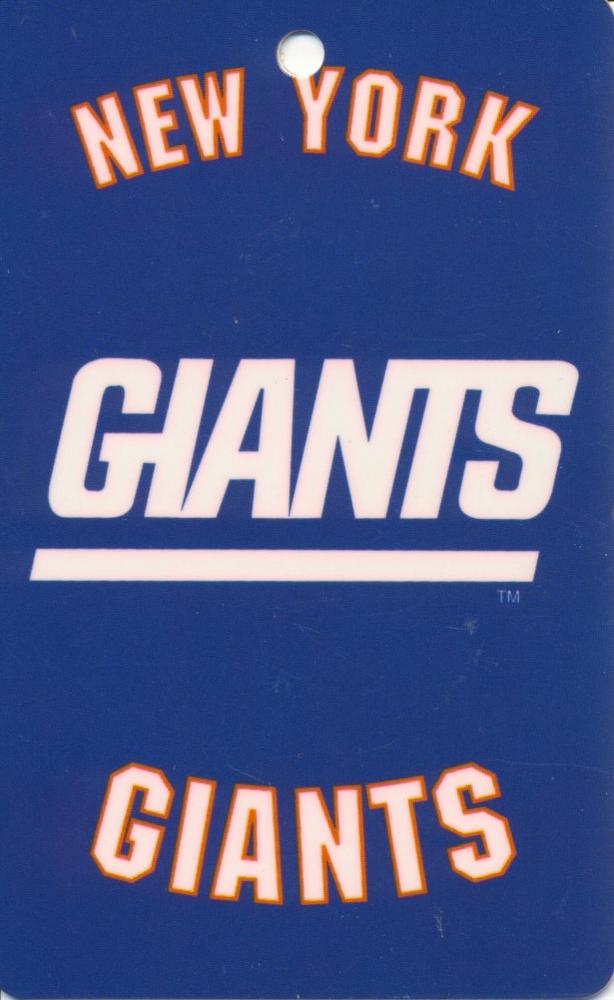 New York Giants #19 1993 Chris Martin Enterprises Dog Tags Plus Football