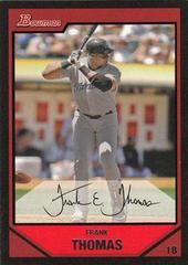 Frank Thomas #143 Baseball Cards 2007 Bowman Prices