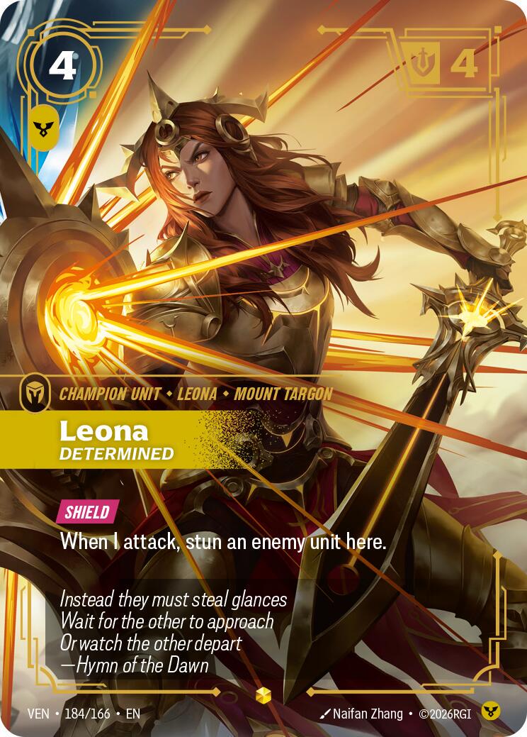 Leona, Determined (Riftbound Vendetta)