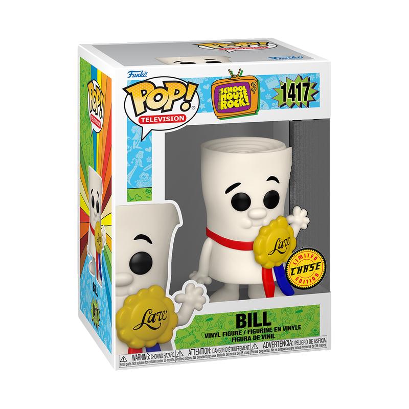 Bill #1417 Schoolhouse Rock Funko Pop Chase box and figure