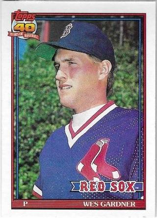 Wes Gardner #629 Baseball Cards 1991 Topps