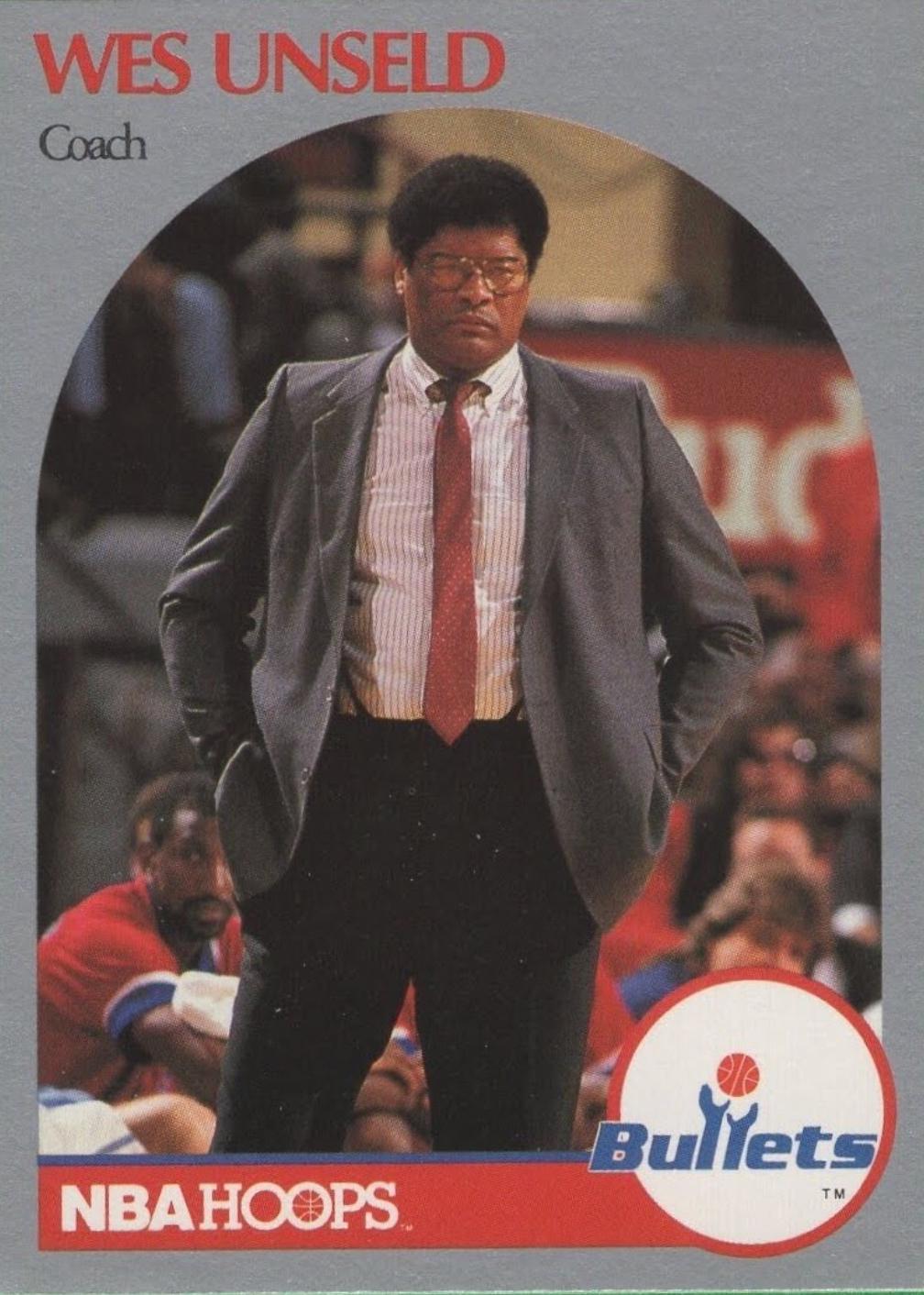 Wes Unseld #331 1990 Hoops Basketball