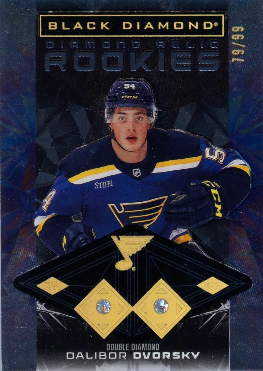 Dalibor Dvorsky #BDR-DV 2025 Upper Deck Black Diamond Rookie Relic Hockey