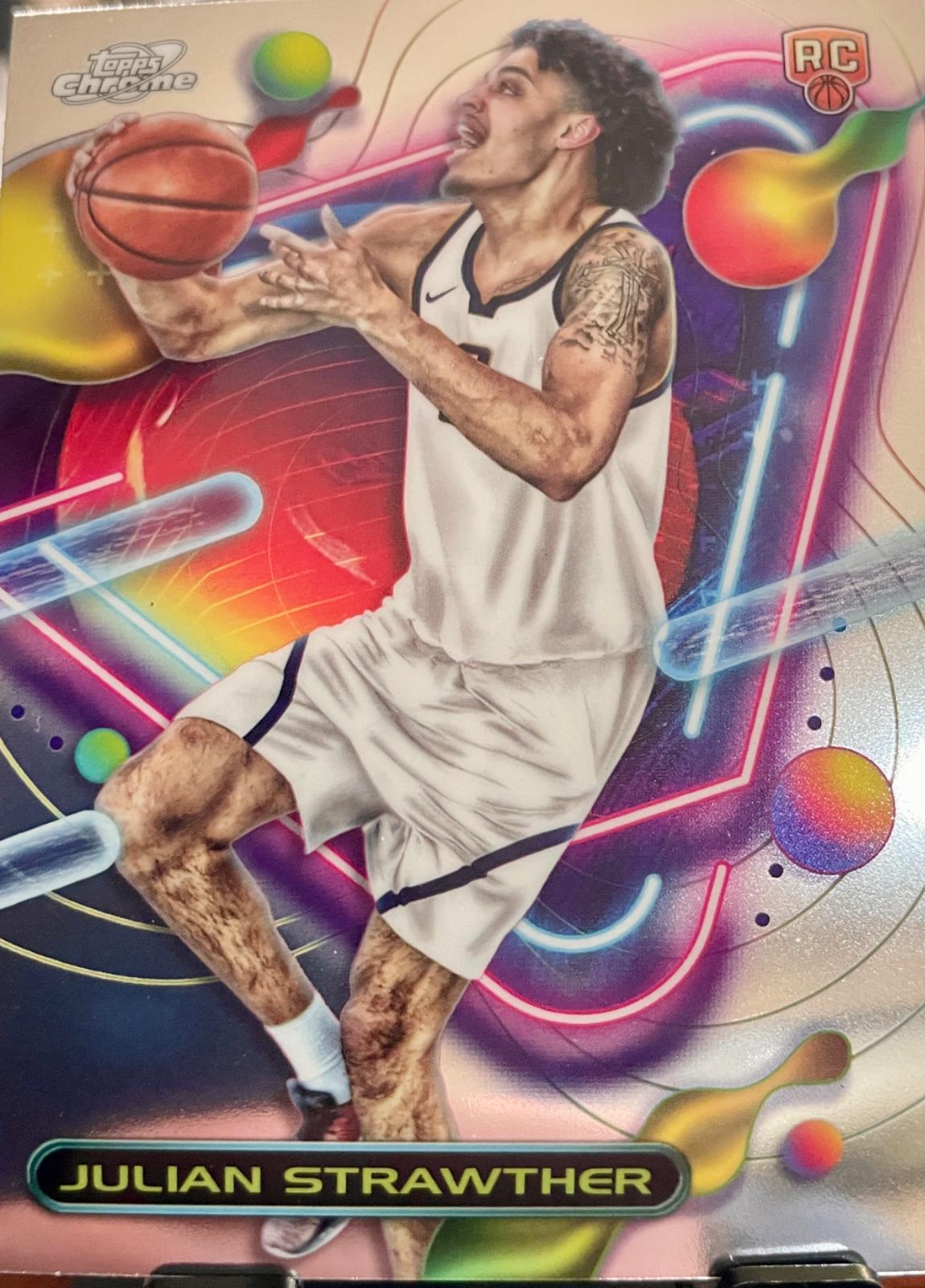 Julian Strawther #176 Basketball Cards 2023 Topps Cosmic Chrome
