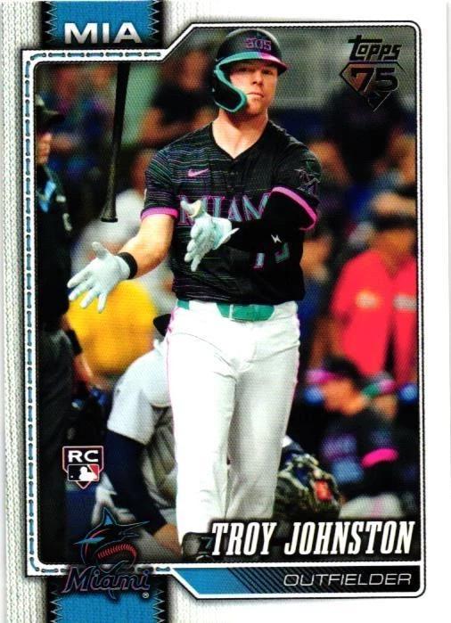 2026 Topps Troy Johnston #317 card