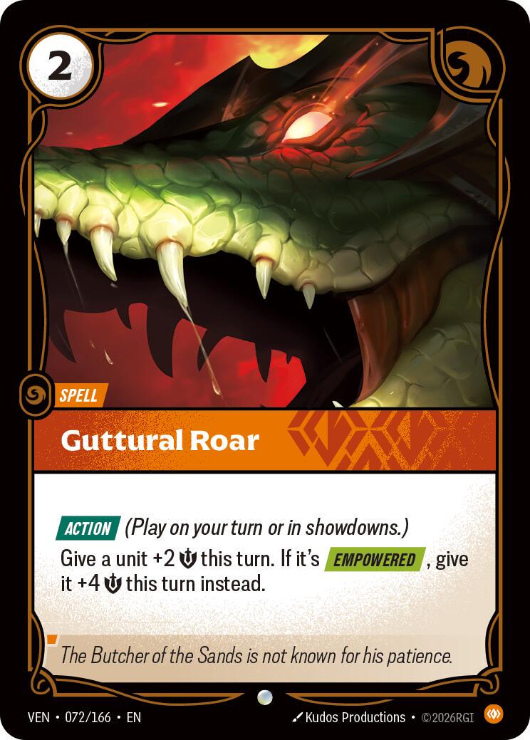 Guttural Roar (Riftbound Vendetta)