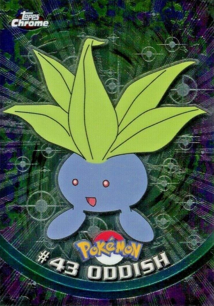 Oddish #43 Pokemon 2000 Topps Chrome
