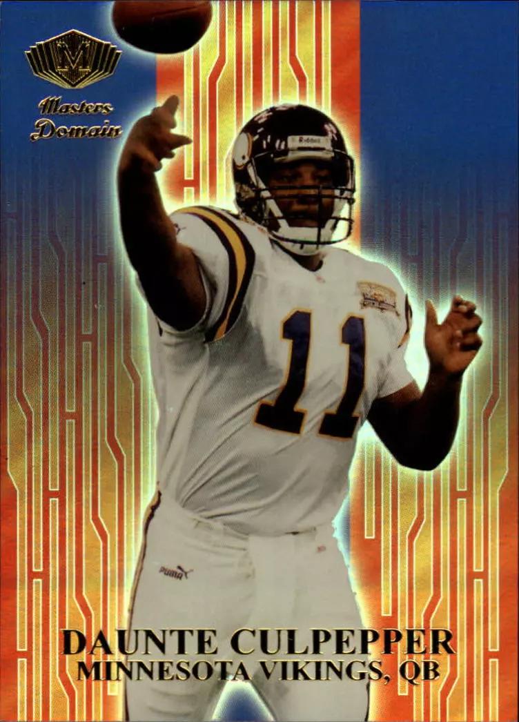 Daunte Culpepper #D13 Football Cards 2000 Collector's Edge Masters Domain