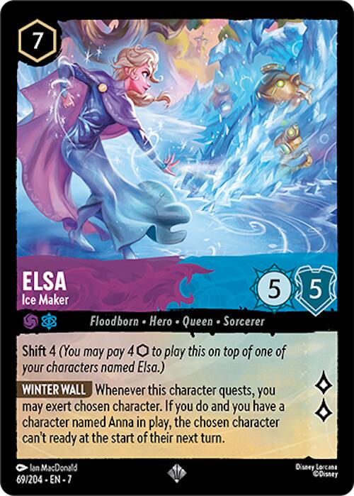 Elsa - Ice Maker #69 Lorcana Archazia's Island