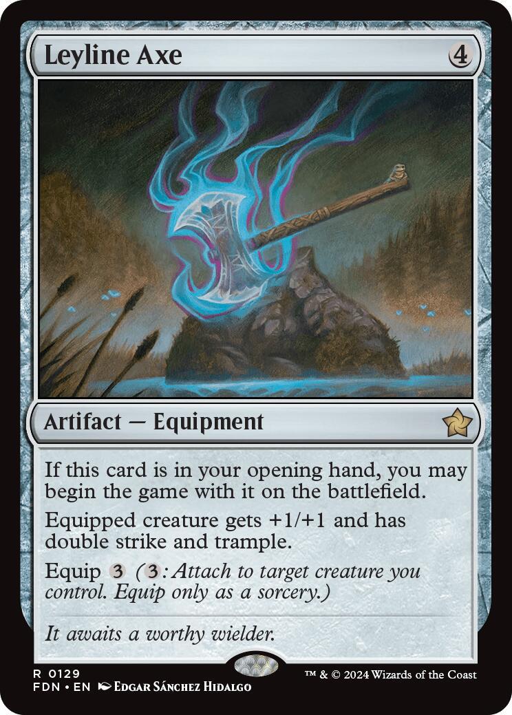 Leyline Axe #129 Magic Foundations