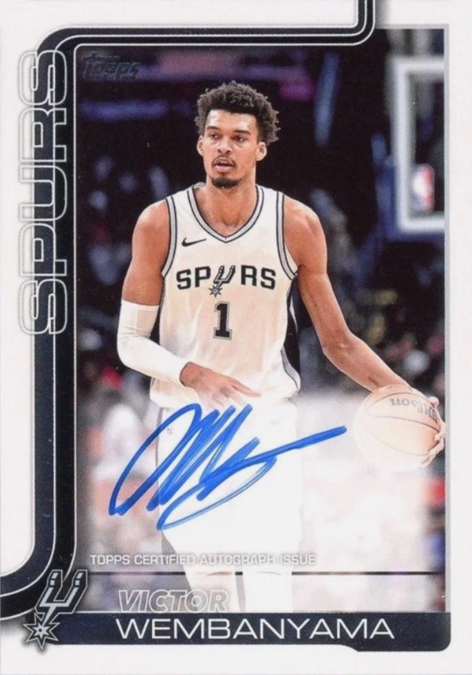 Victor Wembanyama #TFRA-VW Prices | 2025 Topps Flagship Real One