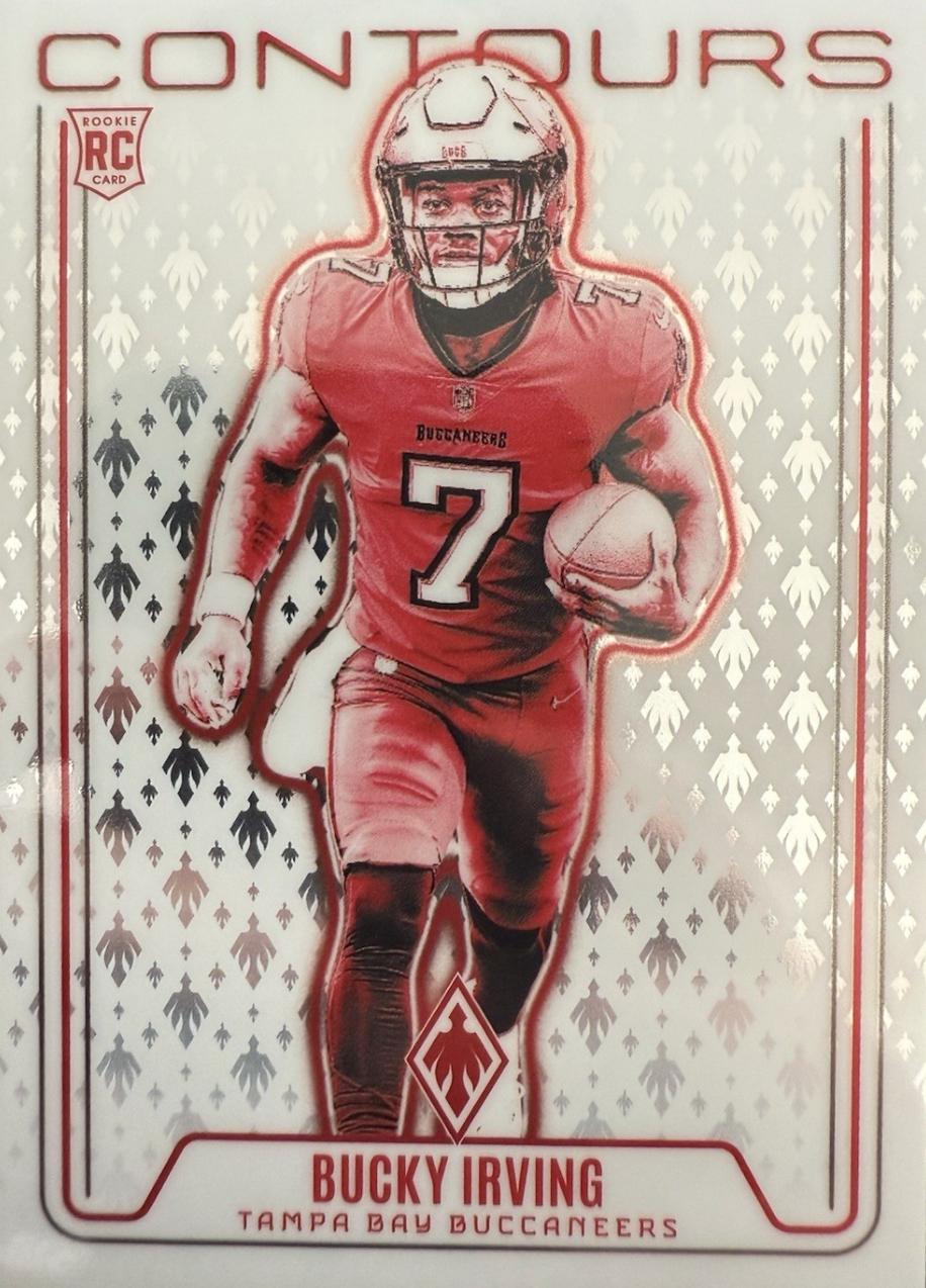 Bucky Irving #CON-BIG Football Cards 2024 Panini Phoenix Contours