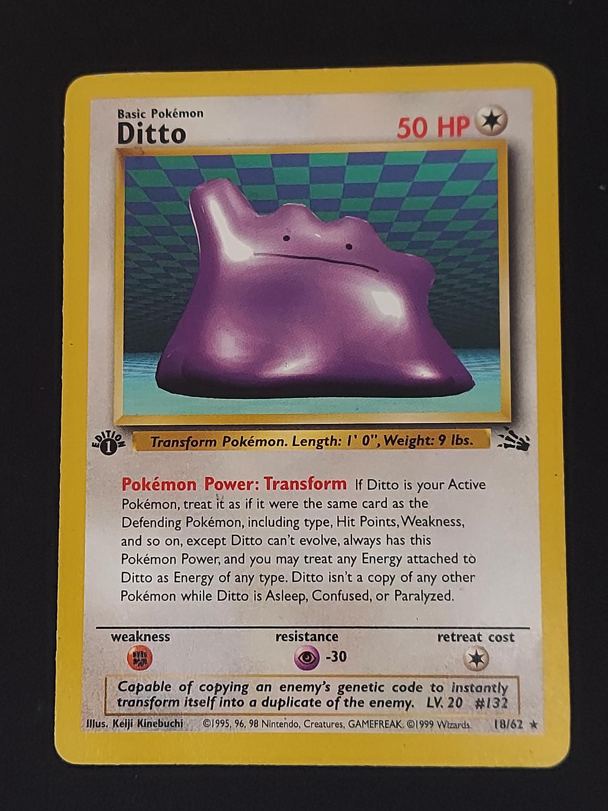 Ditto [1st Edition] | Ungraded | Pokemon Fossil