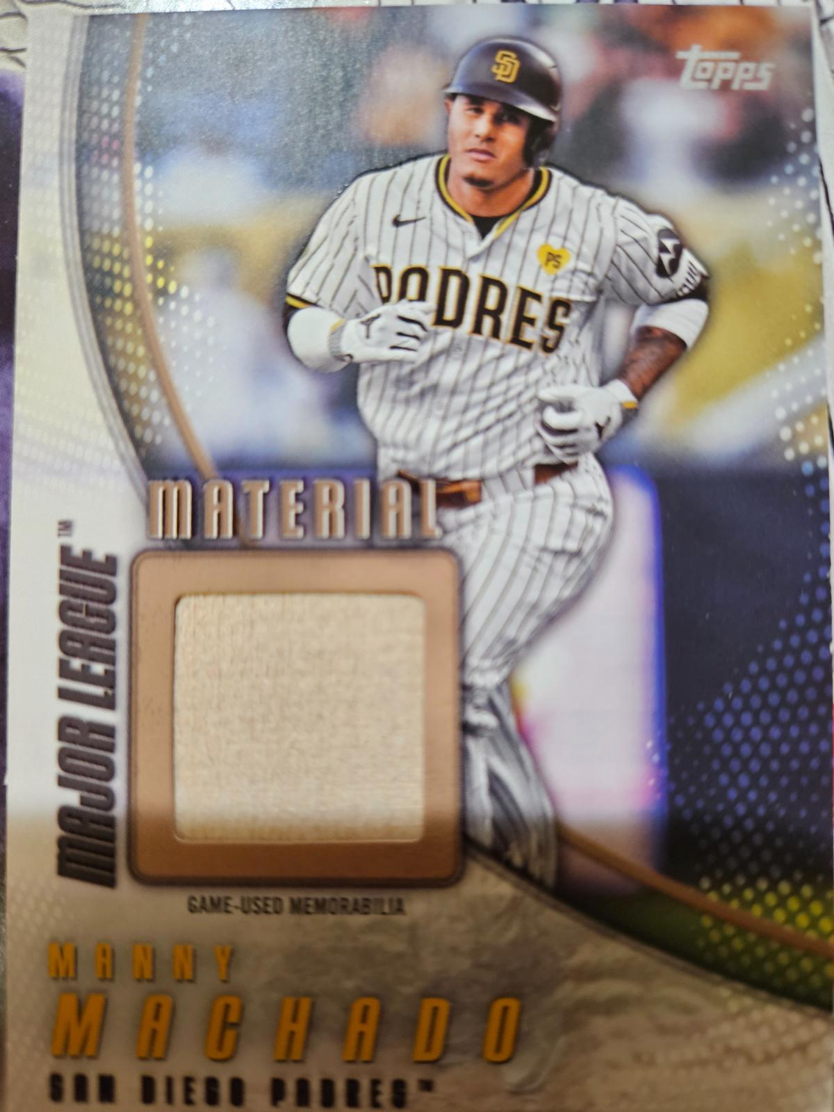 Manny Machado [Gold] #MLM-MMA