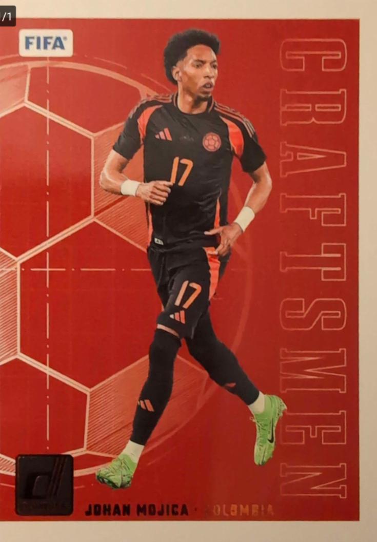 Johan Mojica #8 Soccer Cards 2024 Panini Donruss Craftsmen