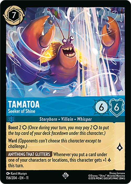 Tamatoa - Seeker of Shine #156 Prices | Lorcana Winterspell