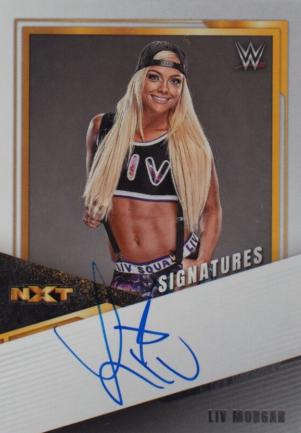 Liv Morgan #AS-LVM Wrestling Cards 2022 Panini NXT WWE Alumni Signatures